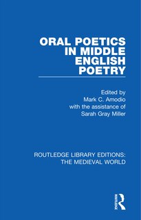 Couverture_Oral Poetics In Middle English Poetry