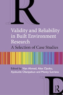 Couverture_Validity And Reliability In Built Environment Research