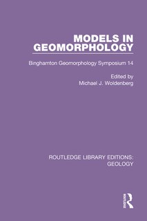 Front cover_Models In Geomorphology