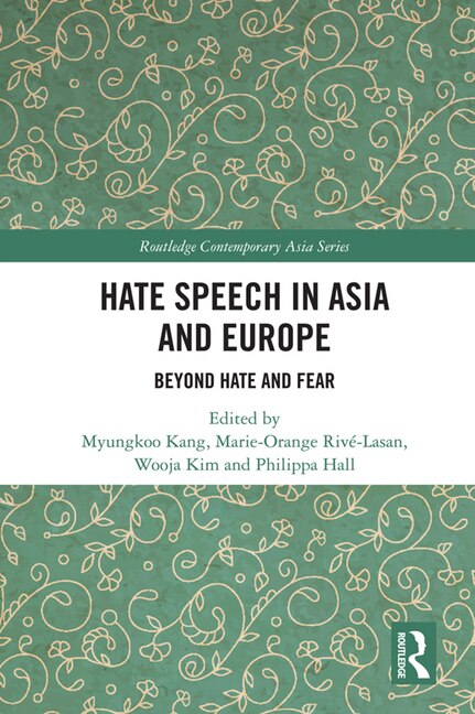Couverture_Hate Speech In Asia And Europe