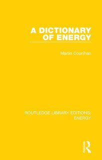 Couverture_A Dictionary Of Energy