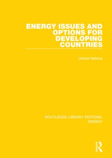 Couverture_Energy Issues And Options For Developing Countries