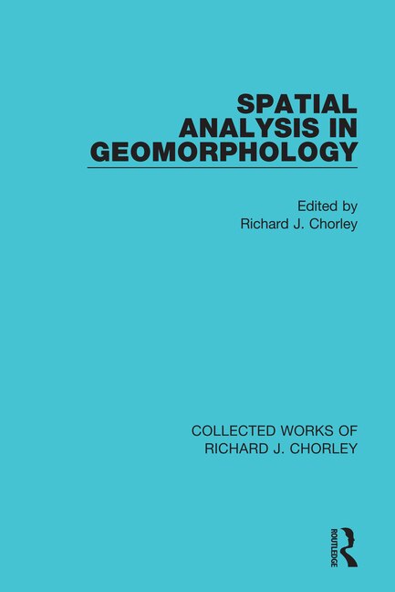 Front cover_Spatial Analysis In Geomorphology