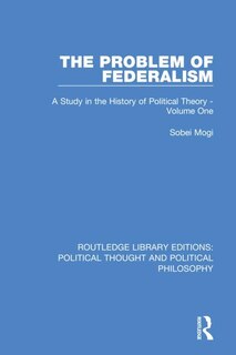 Couverture_The Problem Of Federalism