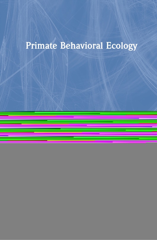 Front cover_Primate Behavioral Ecology