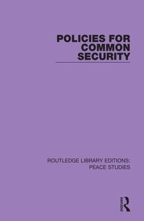 Front cover_Policies For Common Security