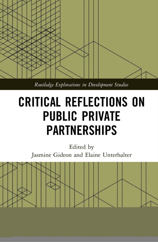 Couverture_Critical Reflections On Public Private Partnerships