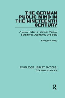 Couverture_The German Public Mind in the Nineteenth Century