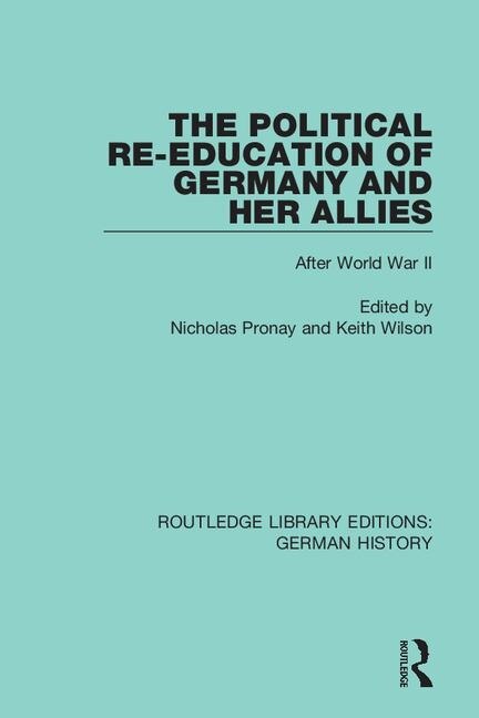 Couverture_Political Re-Education of Germany and her Allies