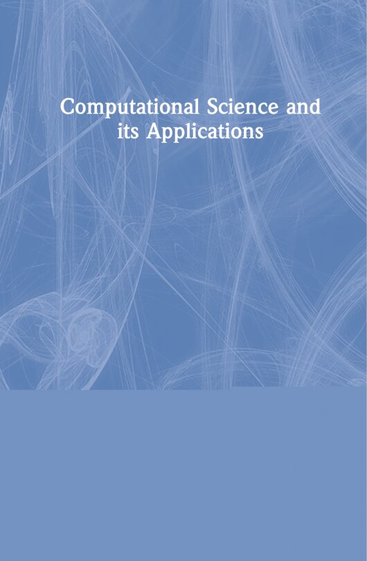 Couverture_Computational Science And Its Applications