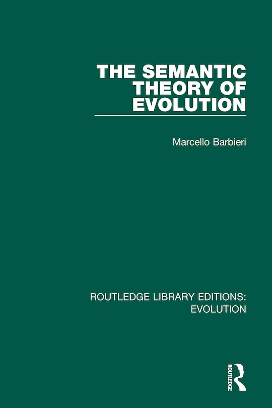 Couverture_Semantic Theory of Evolution