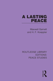 Front cover_A Lasting Peace