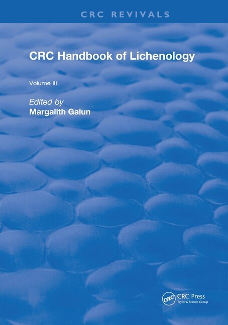 Front cover_Handbook of Lichenology