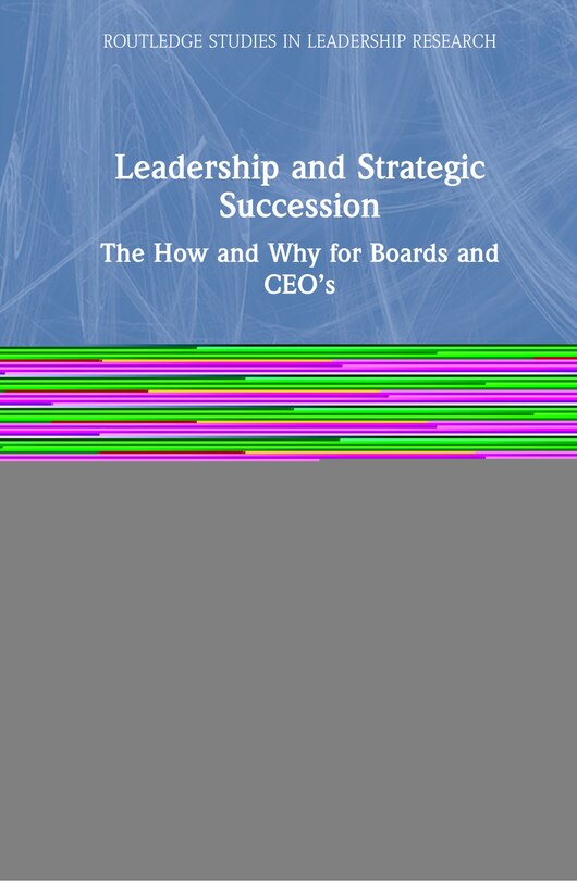 Couverture_Leadership And Strategic Succession