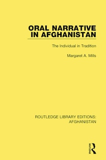 Front cover_Oral Narrative In Afghanistan