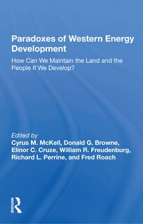 Couverture_Paradoxes Of Western Energy Development