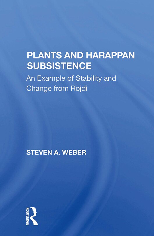 Couverture_Plants And Harappan Subsistence
