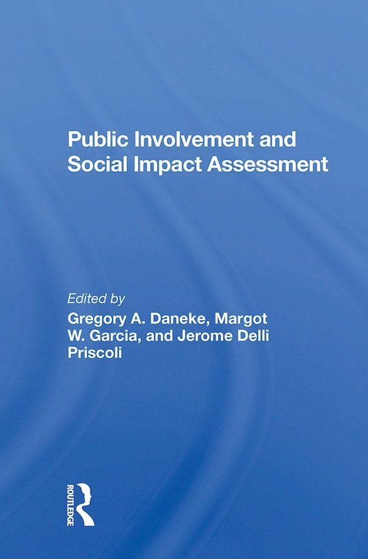 Front cover_Public Involvement And Social Impact Assessment