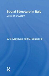 Front cover_Social Structure In Italy