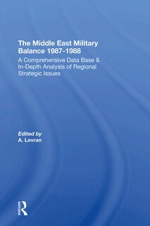 Couverture_The Middle East Military Balance 1987-1988