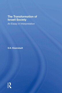 Front cover_Transformation Of Israeli Society