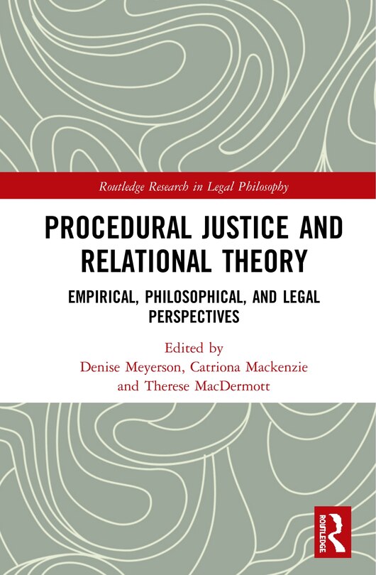 Front cover_Procedural Justice And Relational Theory