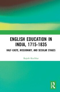 Couverture_English Education In India, 1715-1835