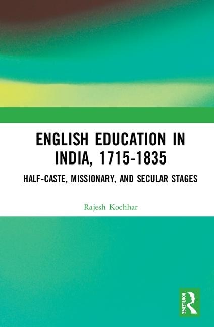 Couverture_English Education In India, 1715-1835