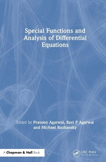 Front cover_Special Functions And Analysis Of Differential Equations