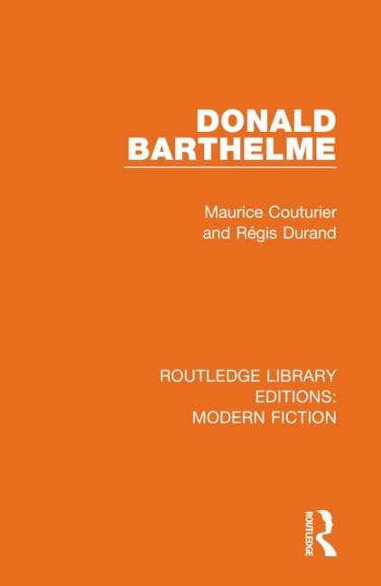 Front cover_Donald Barthelme