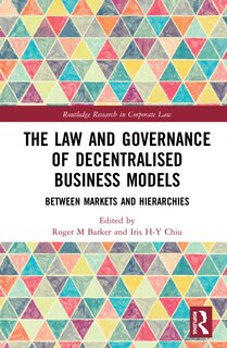 Couverture_The Law And Governance Of Decentralised Business Models