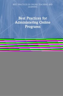Front cover_Best Practices For Administering Online Programs
