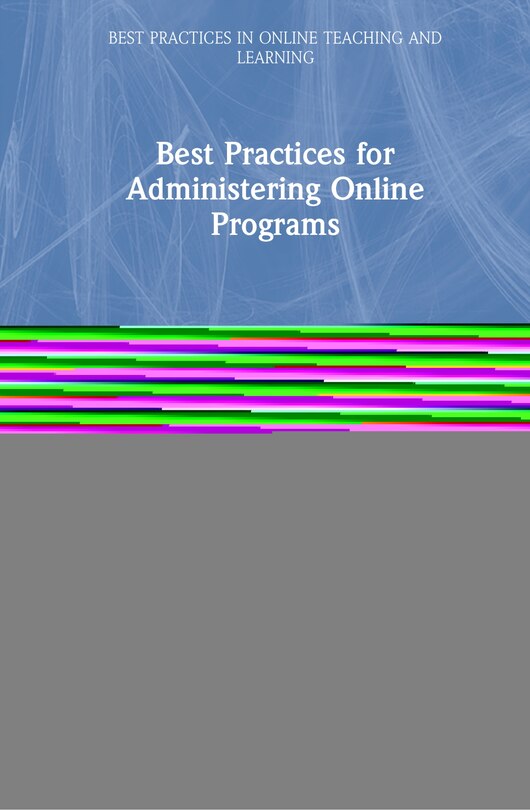 Front cover_Best Practices For Administering Online Programs