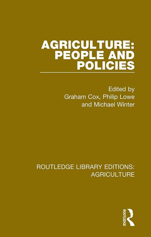 Front cover_Agriculture