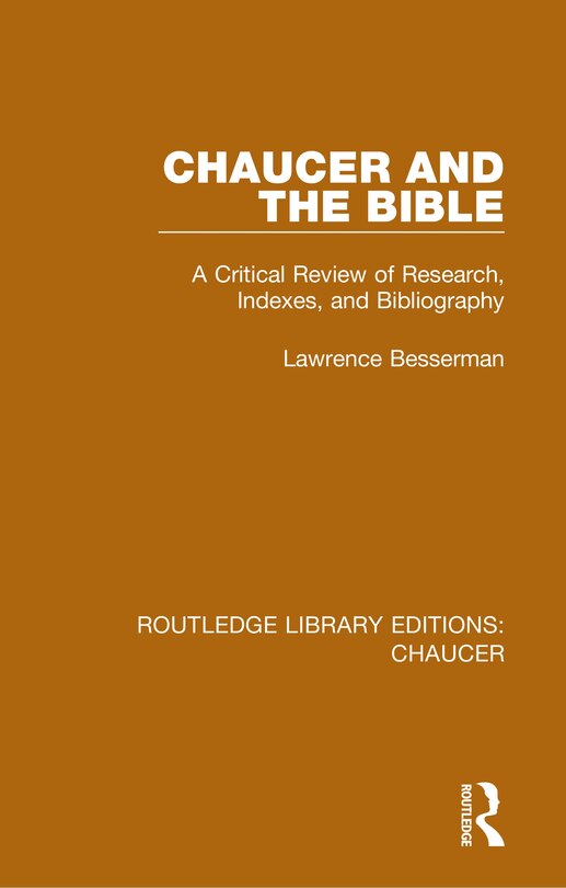 Front cover_Chaucer And The Bible
