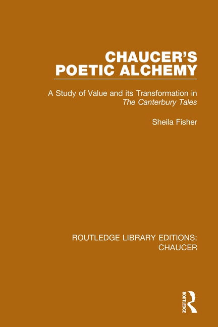 Front cover_Chaucer's Poetic Alchemy