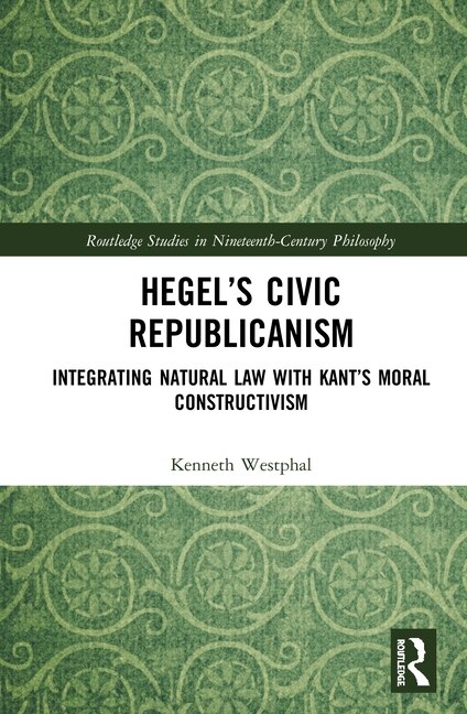 Front cover_Hegel's Civic Republicanism