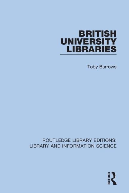 Couverture_British University Libraries