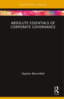 Couverture_Absolute Essentials Of Corporate Governance