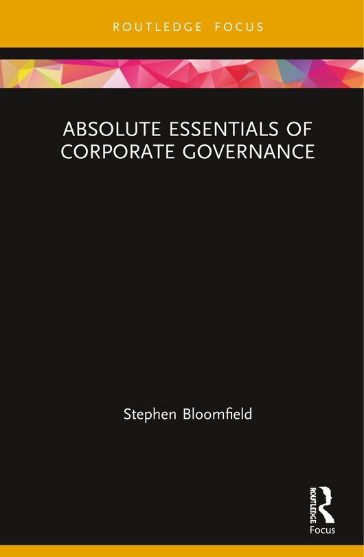 Couverture_Absolute Essentials Of Corporate Governance