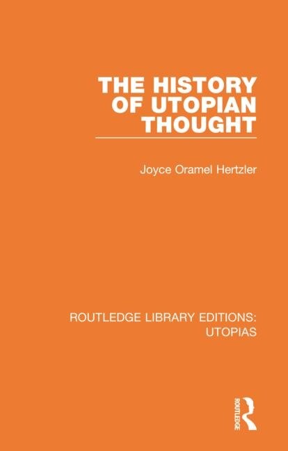 Couverture_History of Utopian Thought