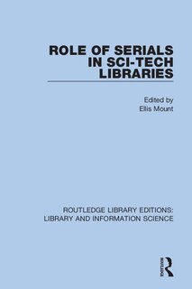 Front cover_Role Of Serials In Sci-tech Libraries