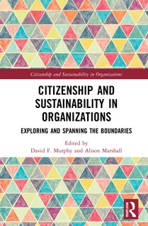 Front cover_Citizenship And Sustainability In Organizations