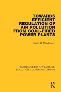 Couverture_Towards Efficient Regulation Of Air Pollution From Coal-fired Power Plants