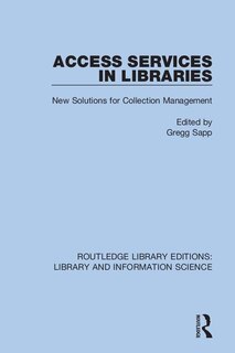 Couverture_Access Services In Libraries