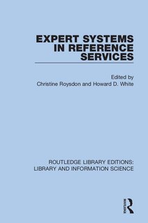 Couverture_Expert Systems In Reference Services