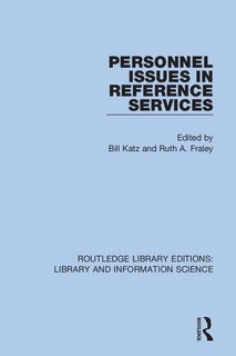 Front cover_Personnel Issues In Reference Services
