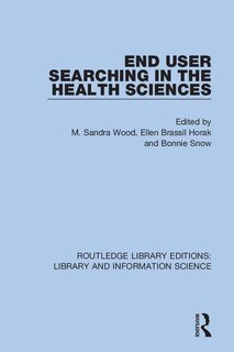 Couverture_End User Searching In The Health Sciences