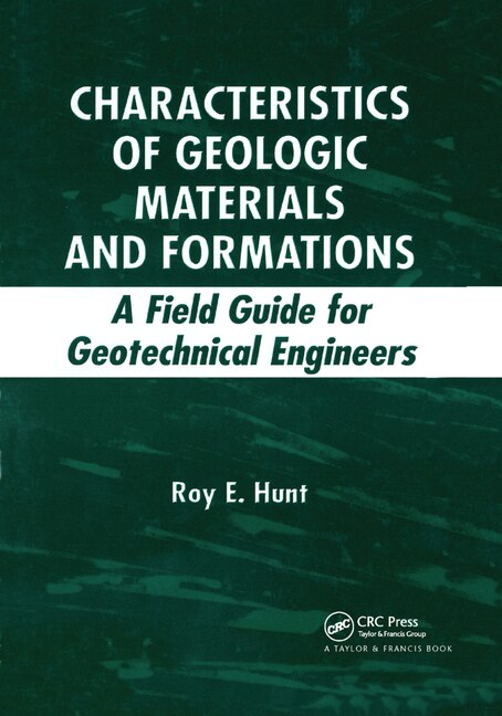 Front cover_Characteristics Of Geologic Materials And Formations