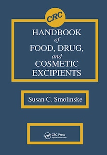 Front cover_CRC Handbook of Food, Drug, and Cosmetic Excipients